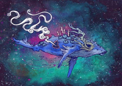 coolpops:  The Last Whale by Mat Miller - Buy Print and Stuff (stickers, apparel, tapestry, mugs, pi