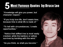 kungfu-online-center:  Bruce Lee’s life philosophy! 