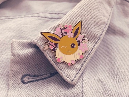 sosuperawesome:Eeveelutions PinsLily Xia Designs on EtsySee our #Etsy or #Enamel Pins tags