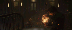 ageofsuperheroes:  Is that a magic Captain America shield he made himself in that third gif? Anyway, magic is looking GREAT in the new trailer for Doctor Strange!!!