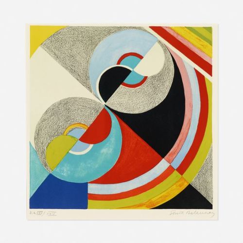 topcat77: Sonia Delaunay Rhythm Colour no. 1076 (1939) Lithograph in colors