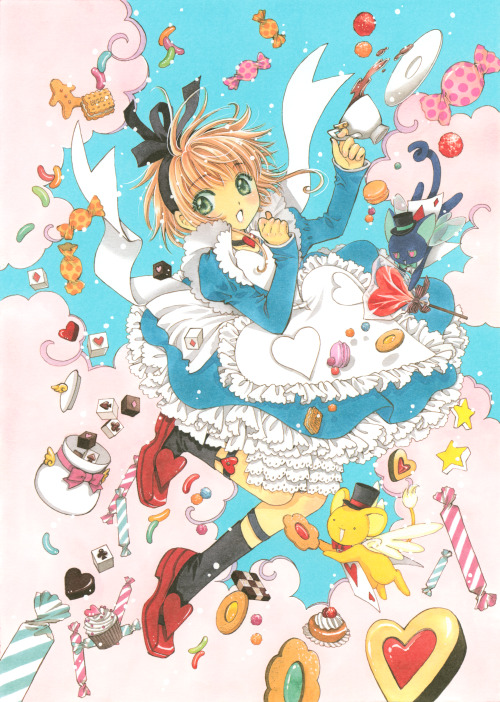 Newly drawn illustrations for Ichiban Kuji - Sakura in Wonderland