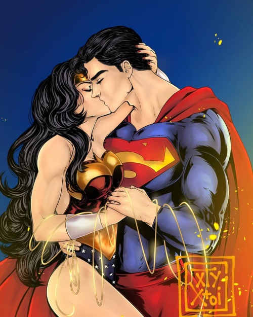 Commissioned by @Rubyfire377 #SuperPowerCouple #SMWW #superman #wonderwoman Been a while since I las