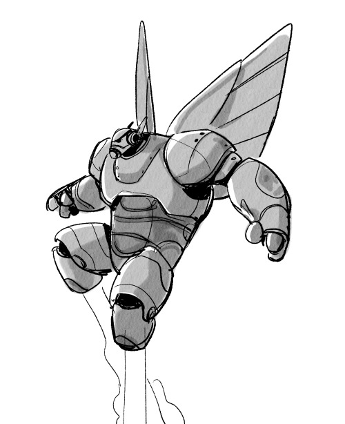 cosmoanimato: some Baymax action sketch