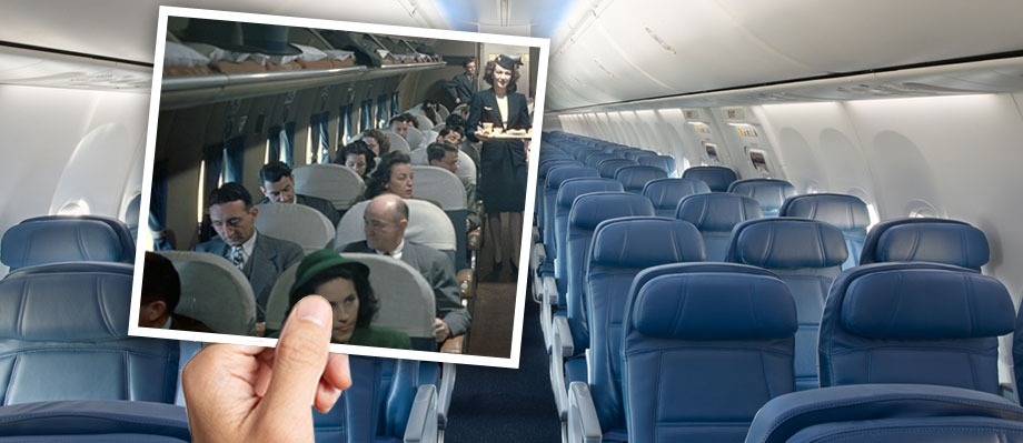 takingoff:  Then &amp; Now // Plane Seats  By: Taking Off  Fashion in flight