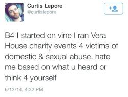radiocandy:  in case anyone needed further illustration of what an actual piece of shit admitted rapist curtis lepore is. 