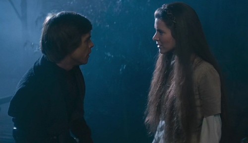 theorganasolo:Leia and Luke in the Ewok village