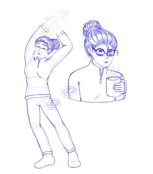 First Drawing Of This Year.... Myself.