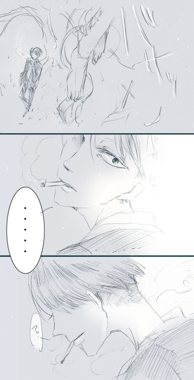 rivialle-heichou: 【エレリ漫画】コンスタンティンパロ by linco Translated by me -requested by perfectlyfake 