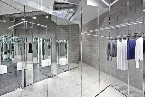 {Some retail therapy to end the day with. Australian firm Akin Creative designed the first Melbourne