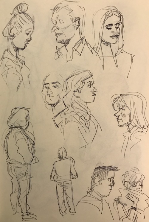 Had a 3 hour delay before my flight to Miami for Christmas. So I drew all the other disgruntled pass
