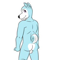 Request for Bravery.  His husky dude showing his butt.