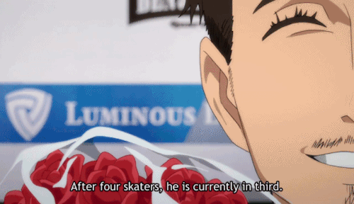 kurochatchan:   Yuri!!! on Ice GIFs: First and Last [1/3] Until next time. 