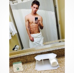 justcurieuxx:  If that towel could get just a little lower..