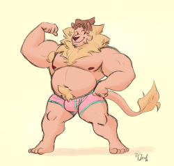 dulynotedart:  I keep seeing this cute lion and I just had to draw him! This lion belongs to @chumpydoodles 