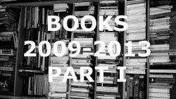 greencrook:  Books I have bought and read since 2009, part I. 