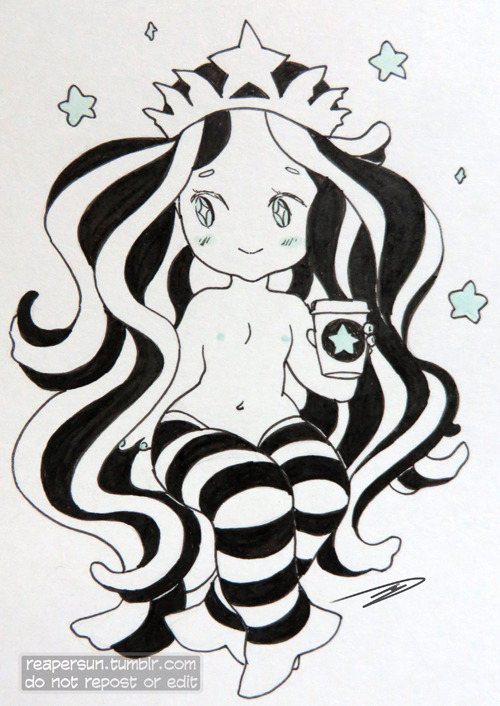 Sex inktober #5 little mermaid coffee mascot pictures