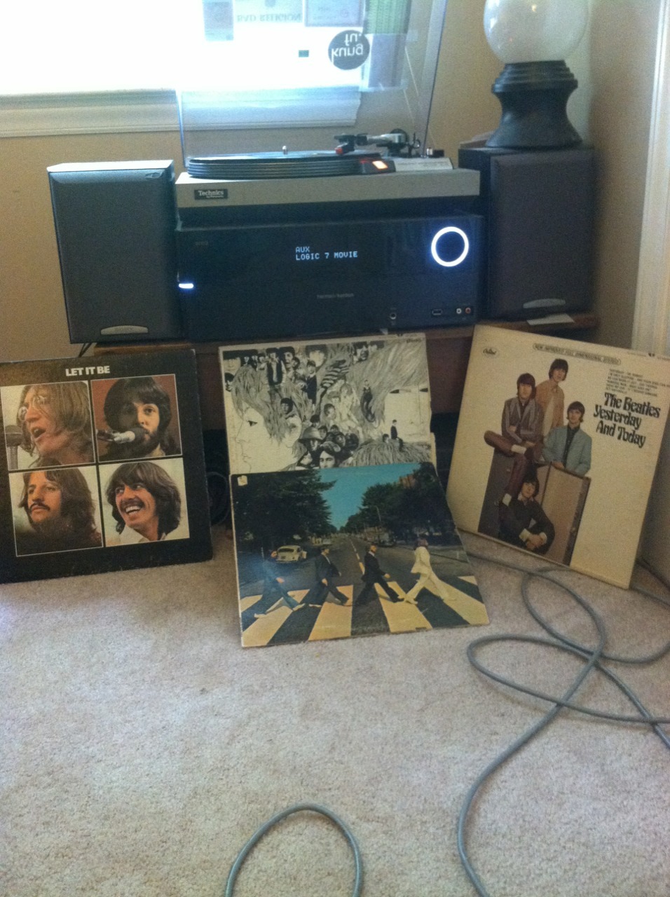 thirtythreeandonethirdrotations:  My grandma found a bunch of Beatles albums and