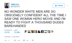 thefingerfuckingfemalefury: drfitzmonster:  thefingerfuckingfemalefury:   drfitzmonster:  thefingerfuckingfemalefury:   singularsensatiion: really feeling this tweet (x) HEHEHEHEHEHEHE   this is going to be me after i see ww i’m just going to want to
