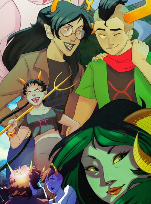 sollay-b: Happy 413, I literally started drawing this before Collide and sorta abandoned it until this year. Seriously the base sketch is so old. And here’s the full thing 
