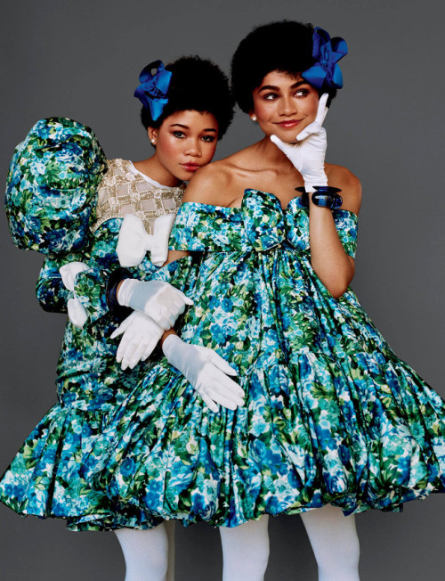 Zendaya and Storm Reid for LOVE Magazine SS 2020.  Images by Alasdair McLellan.