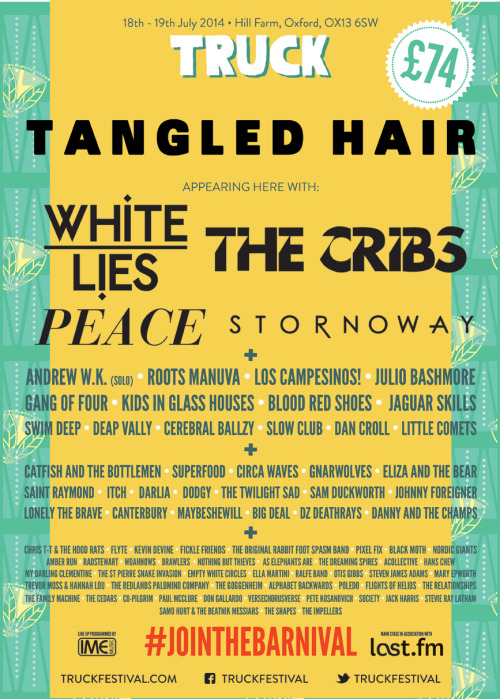 HEY GANG!
ITS TRUE, WE ARE HEADLINING TRUCK FESTIVAL. PLEASE BUY A TICKET BECAUSE WE ARE DEFINITELY PUNCHING ABOVE OUR WEIGHT!
http://bit.ly/1tjm9H6
SEE YOU IN THE BARN X