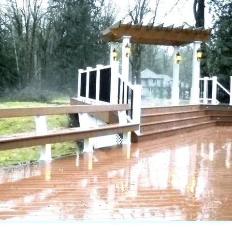 Seattle Pergolas DeckInspiration For A Large Craftsman Backyard Deck Remodel With A Pergola