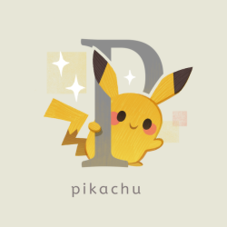 tinysnails:finally getting around to finishing my Pokemon alphabet sheet. Here’s a little preview!