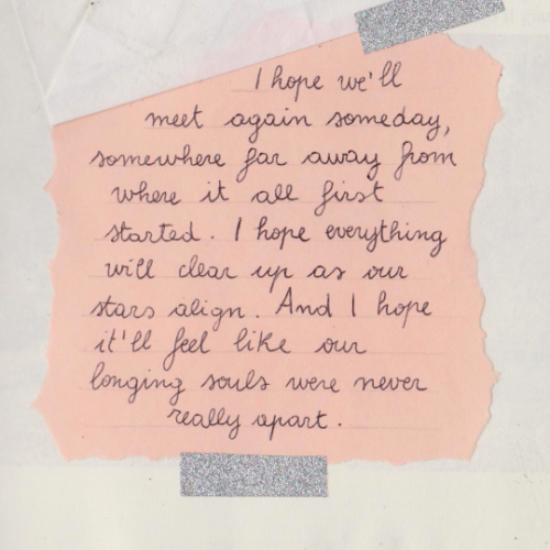 I Hope Well Meet Again Someday, Somewhere Far Away From Where It All First Started. I Hope Everything
