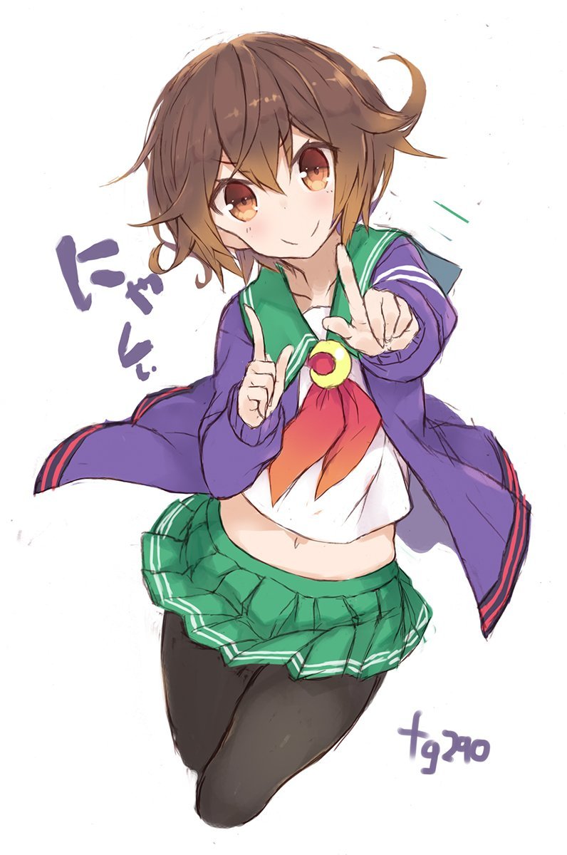 k-ui:  涼 on Twitter: “睦月　主役 #艦これ版深夜の真剣お絵描き60分一本勝負