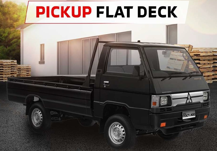 gambar mobil pickup L300 flat deck / flat bed / bak rata