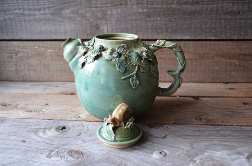 lesstalkmoreillustration:Handcrafted Stoneware Snail Teapot By lofficina On Etsy*More Things & S