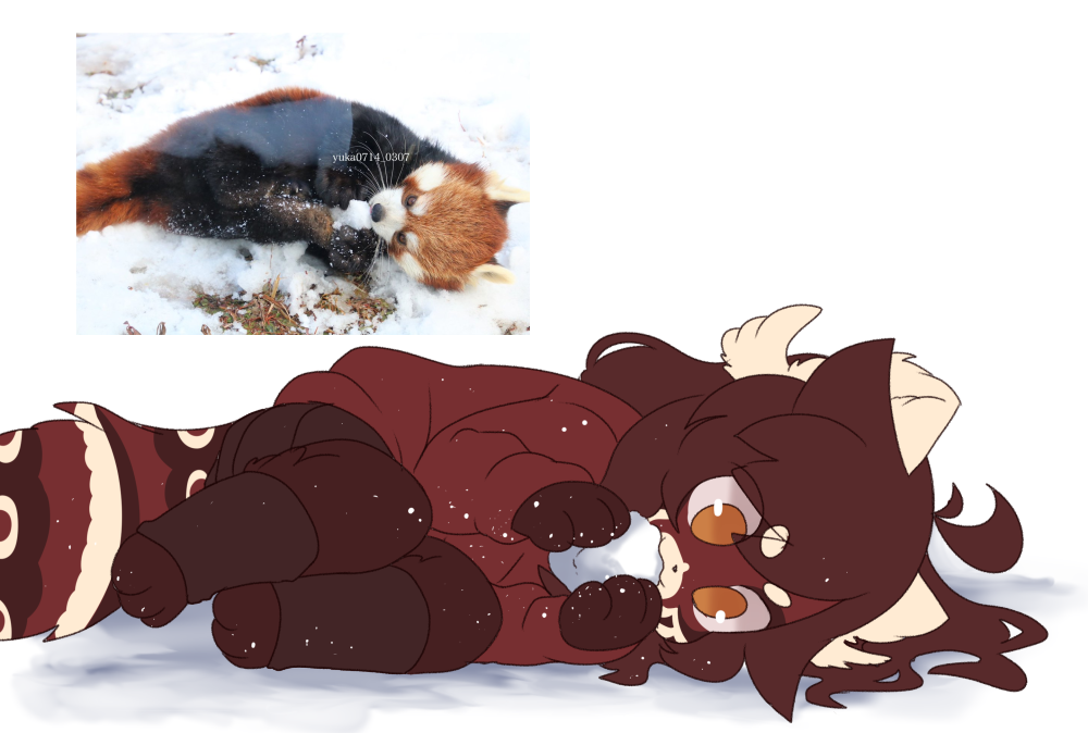 nebusokura: snow Eeee &lt;3