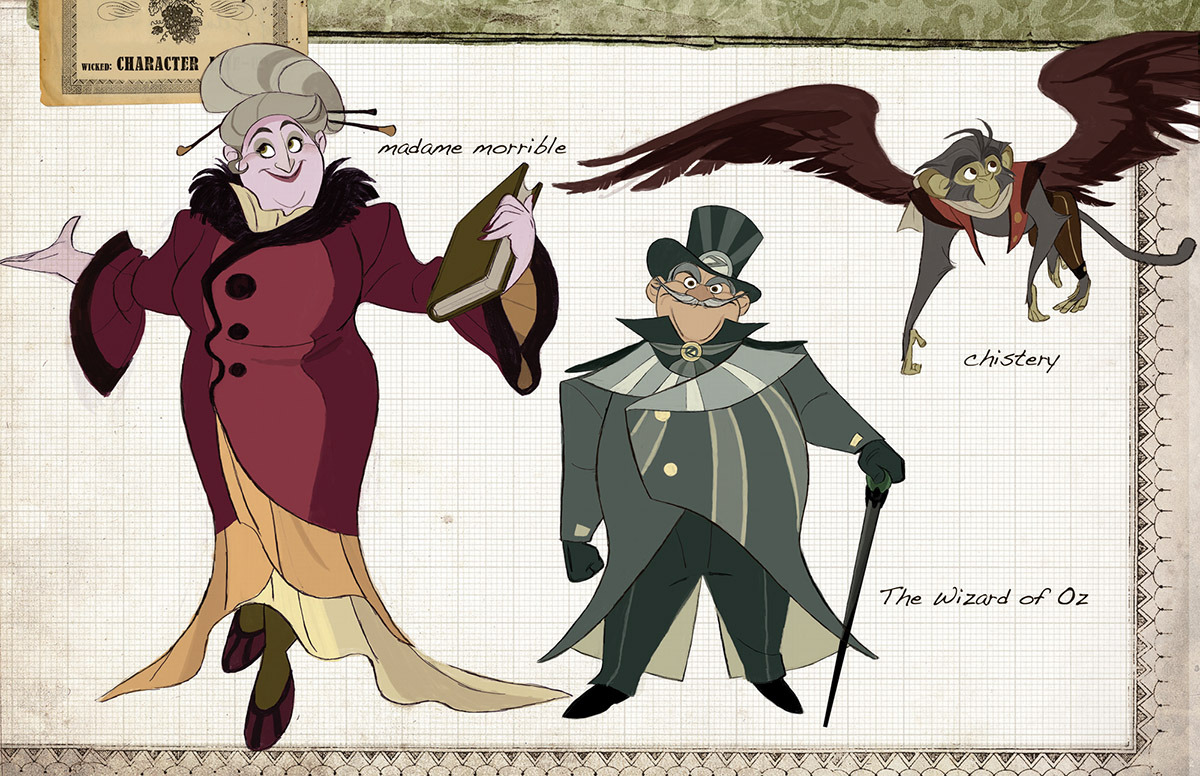 sameatschildren:  missycheerios:  Here’s a great little collection of Wicked character