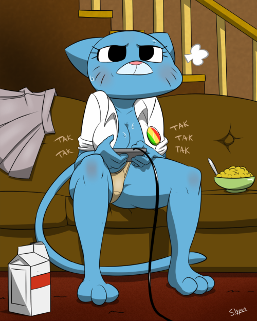 nekkofox:  Ever gamed so hard you had to lose your pants?