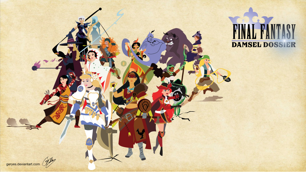 thecyberwolf:  Final Fantasy / Disney - Mashup (Part 2) by Geryes Part I - Part