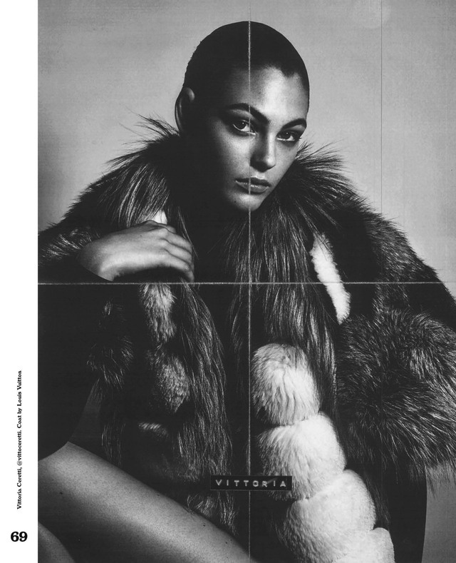 THE SUPERFICIAL STYLE Vittoria Ceretti by John Akehurst for Chaos 69.