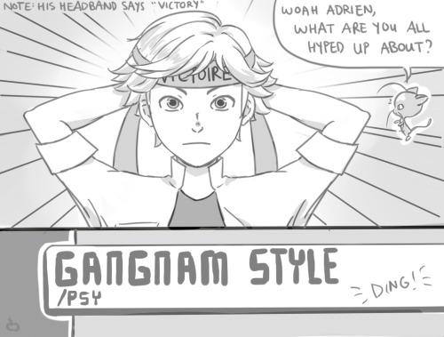 baraschino:why else would adrien have DDR in his room? how else could chat have learned to danc