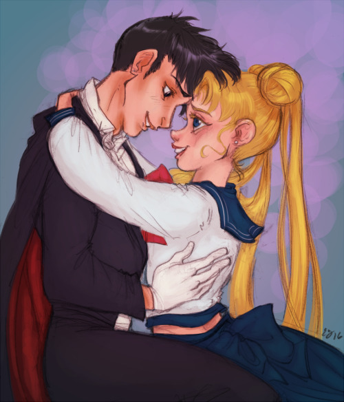 thebigpalooka: miracle romance ~&lt;3 I love drawing Usagi with lil’ bunny teeeeth - it&rs