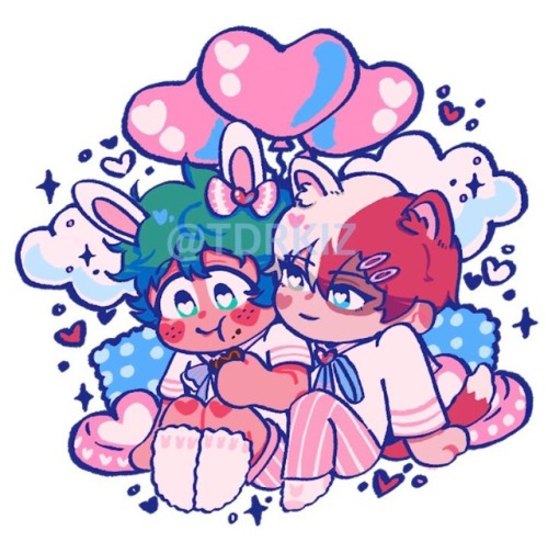 hiiarts: Valentines Tododeku Charm design___________________________________________PREORDERS NOW OP