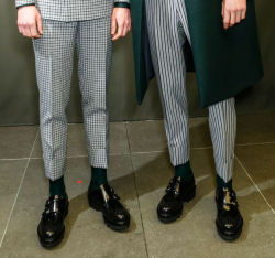 afvan:  backstage at z zegna fall 2014 