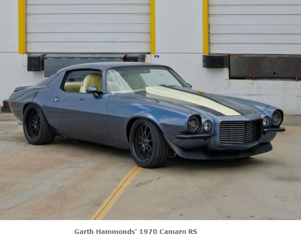 classicdetroitsteel:Garth Hammonds’ 1970 Camaro RS  