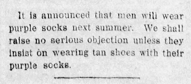 The Menlo Enterprise, Kansas, April 28, 1911 #1910s#vintage#history#newspapers#1910s fashion#historic#menlo#kansas#purple#mens fashion