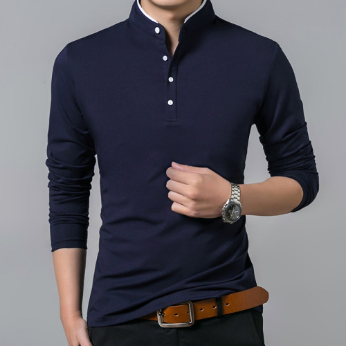 T-shirts Algodão | Full Sleeve | Solid Color | Cotton
