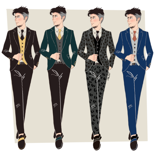 jnlostt:Otabek Altin in various suits