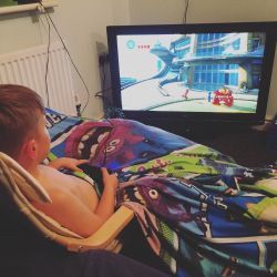 Never seen Jayden so happy than when he arrived home from school earlier to a new bigger TV in his bedroom and his PlayStation set up in his room! Just to get him a Tv cabinet now and his all sorted doubt I&rsquo;ll see him anymore 😢😢 x happy to