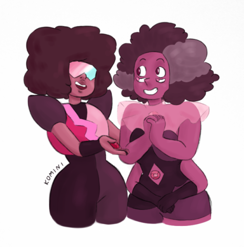 komini:I rly want Rhodonite to meet Garnet