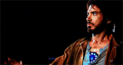 robertdowneyjrs:   I had my eyes opened. I came to realize that I had more to offer this world than just making things that blow up. And that is why, effective immediately, I am shutting down the weapons manufacturing division of Stark Industries. 