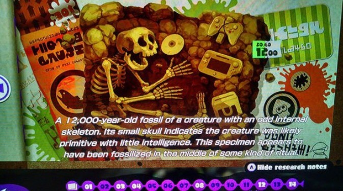 ink-rose-the-hylian:  heyofello:  OHHHH MY GODD  Soooooo Splatoon is set in a post-apocalyptic