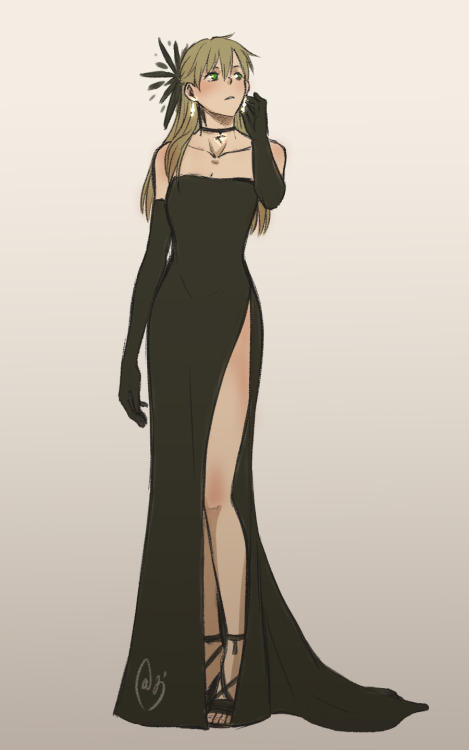 azroazizah: Headcanon: the Black Blood Dress changes as they get older, following Soul’s own view of